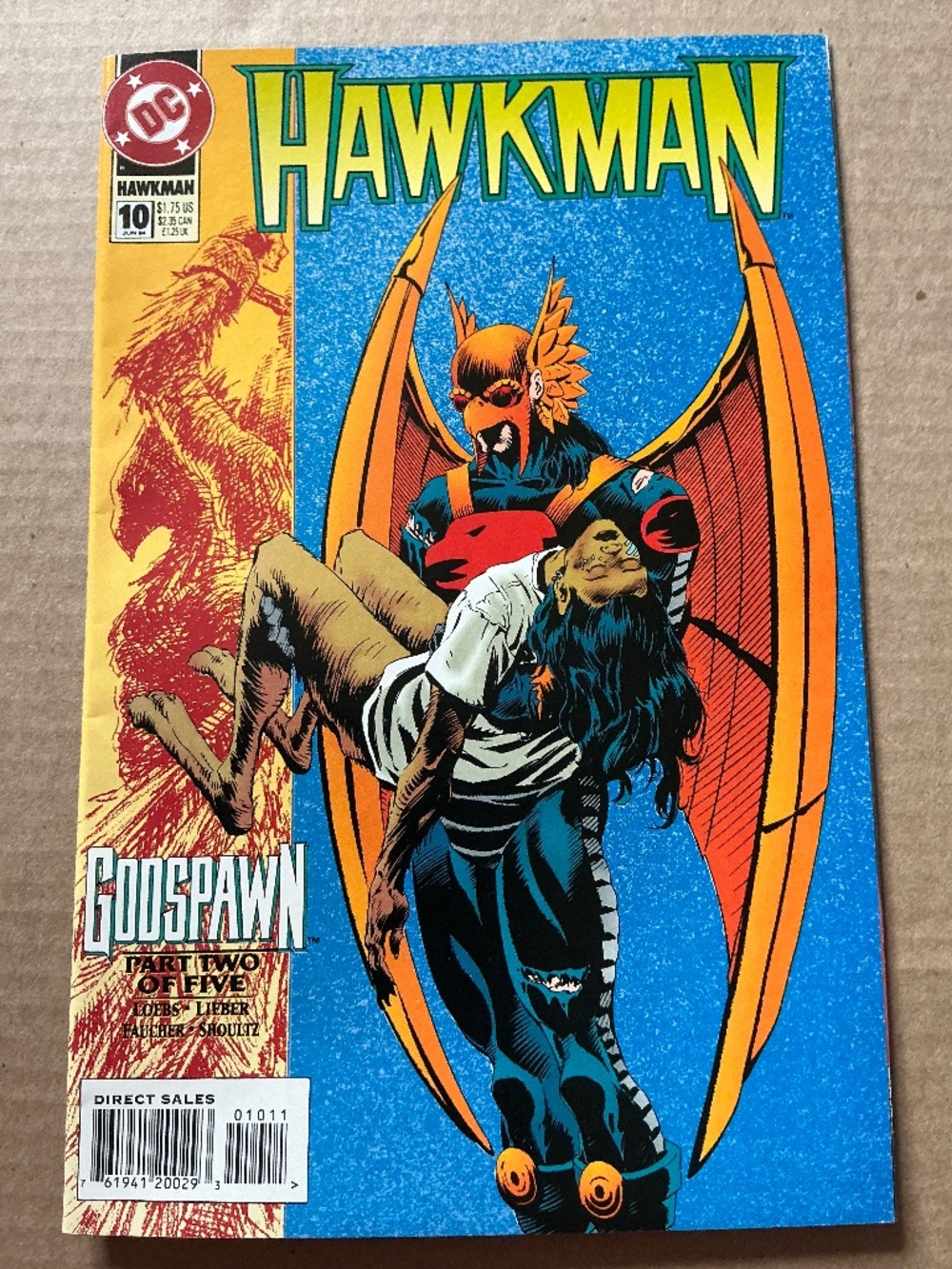 DC Comics Hawkman issue 10 1994